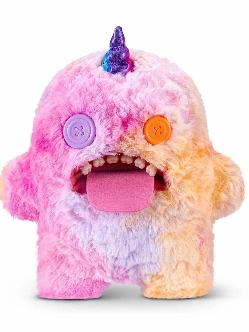 Complete Set of 6 Zuru Fuggler Fugglecorns Funny Ugly Monster Plush Toys